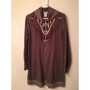 Monroe and Main Pleated Weekend Warrior Hoodie